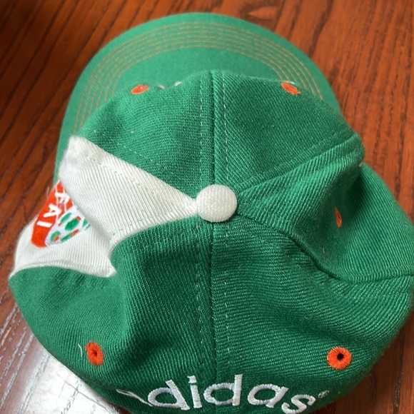 Vintage Adidas Ireland Soccer FAI Embroidered Snapback Cap Hat - Picture 12 of 14